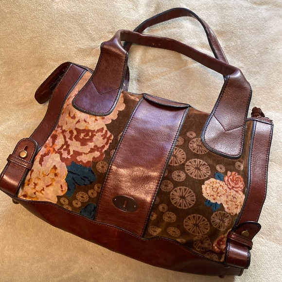 Fossil Vintage Revival (VRV) Top Zip Satchel - Picture 2 of 13